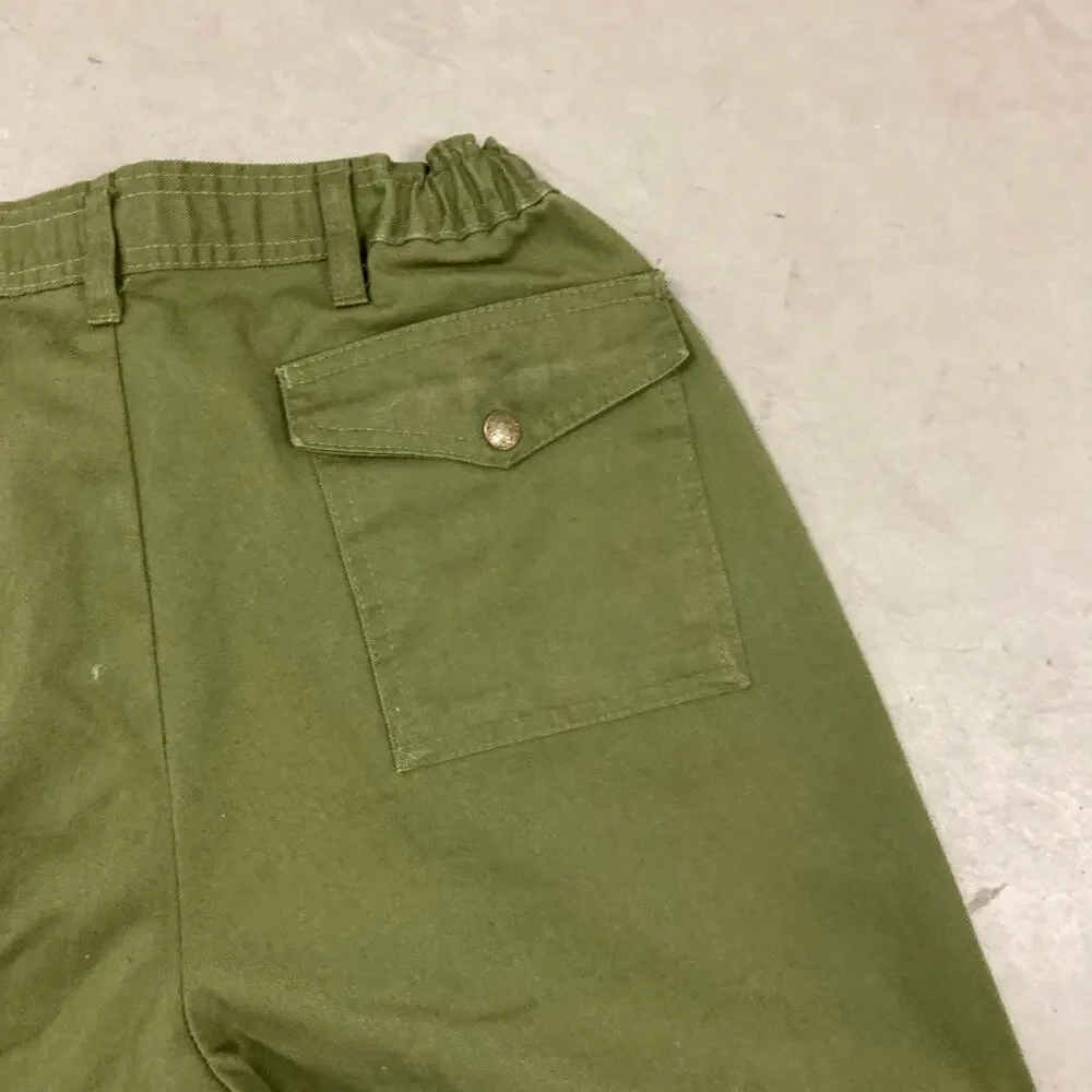 vintage green cargo pants 28x30